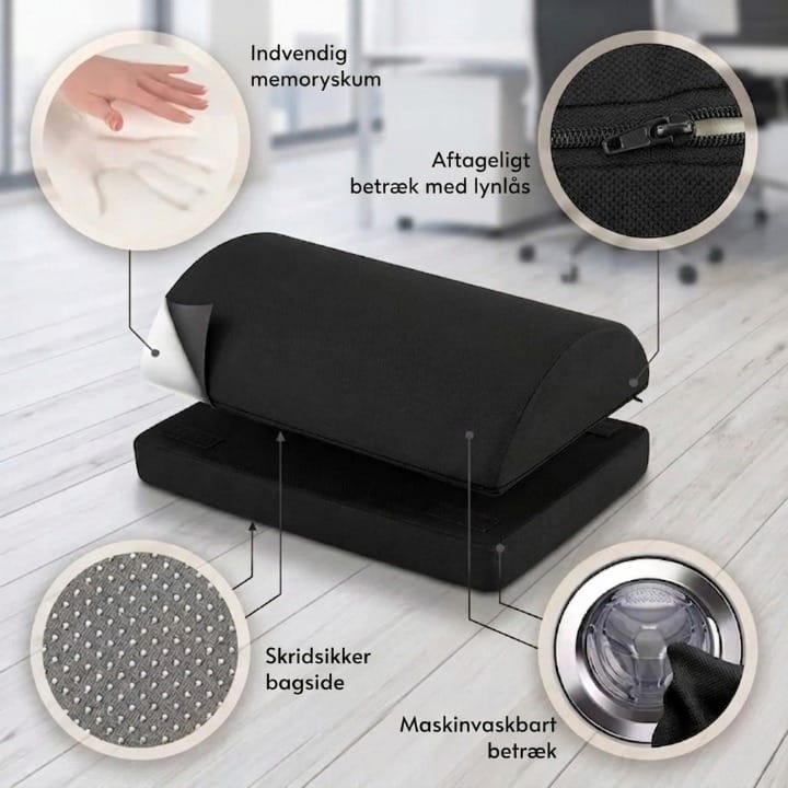 Ergosage™ Premium Ergonomisk Fodstøtte