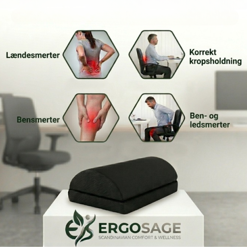 Ergosage™ Premium Ergonomisk Fodstøtte